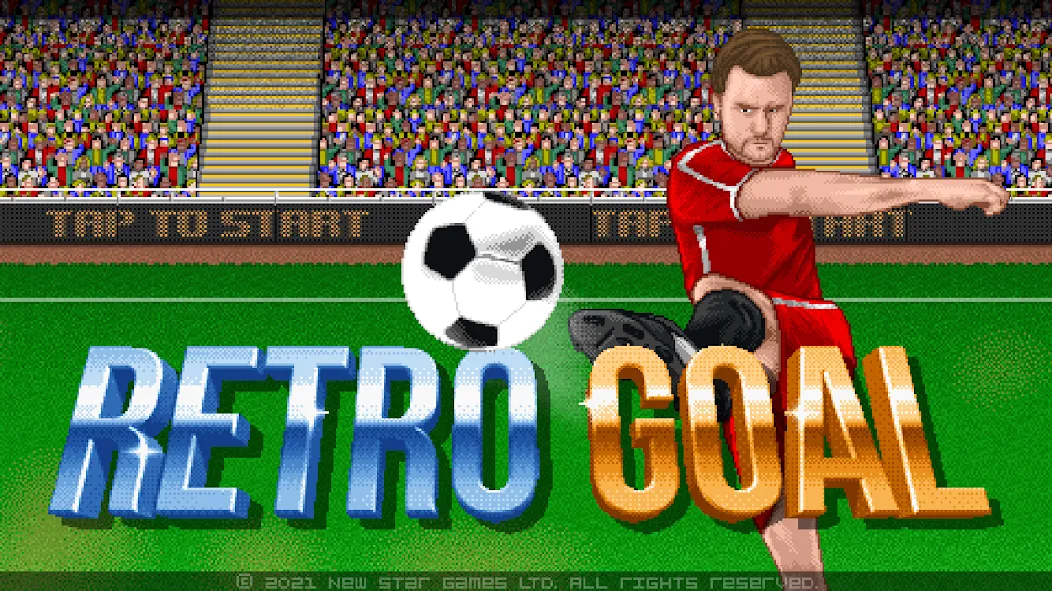 Retro Goal (Ретро Гол)  [МОД Много монет] Screenshot 1