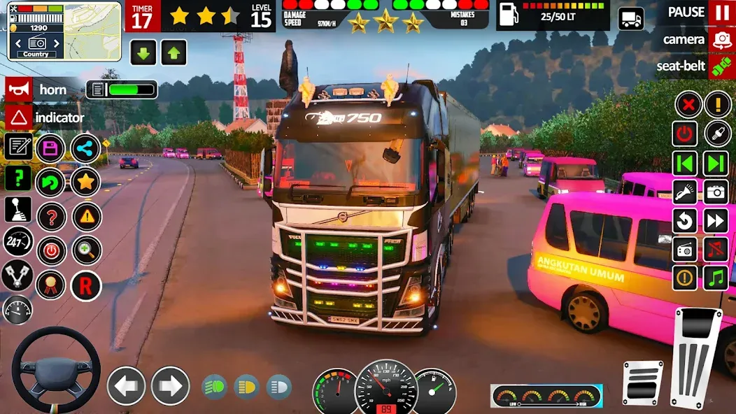 Cargo Truck Driving Truck Game (Ойл трек геймс симулятор 3D)  [МОД Все открыто] Screenshot 5