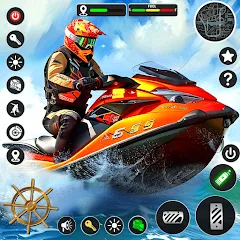 Скачать взлом Jetski Boat Racing: Boat Games (Джетски Гонки на лодках)  [МОД Много монет] - стабильная версия apk на Андроид