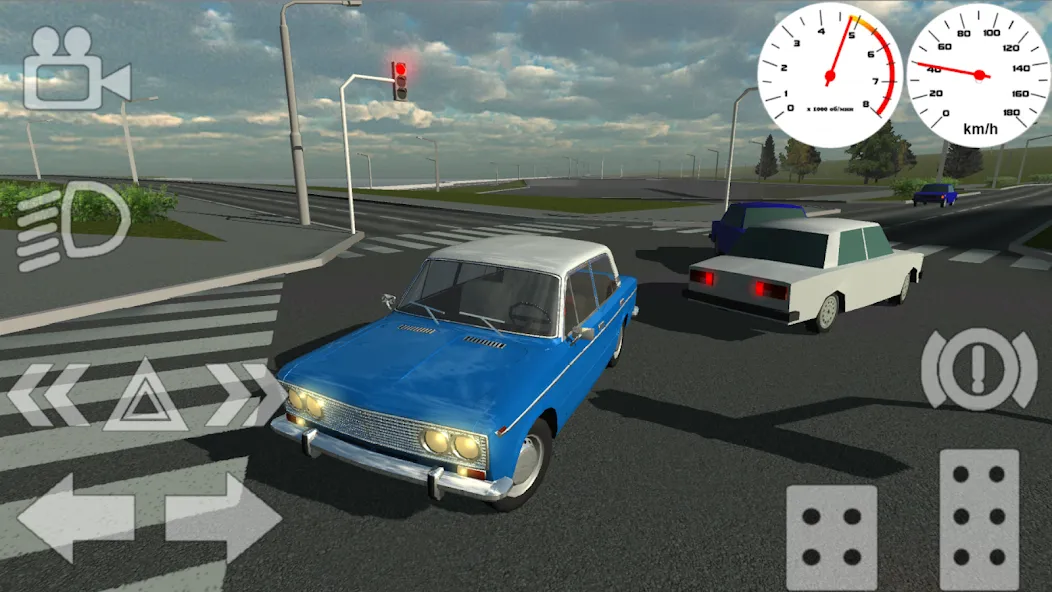 Russian Classic Car Simulator (Русский Классический Автосимулятор)  [МОД Много денег] Screenshot 4