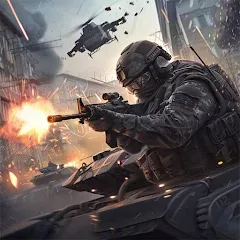 Взломанная Infantry Attack: War 3D FPS (Инфантерийская атака)  [МОД Меню] - полная версия apk на Андроид