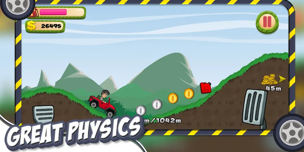 Hill Racing – Offroad Hill Adv (Хилл Рэйсинг)  [МОД Много денег] Screenshot 2