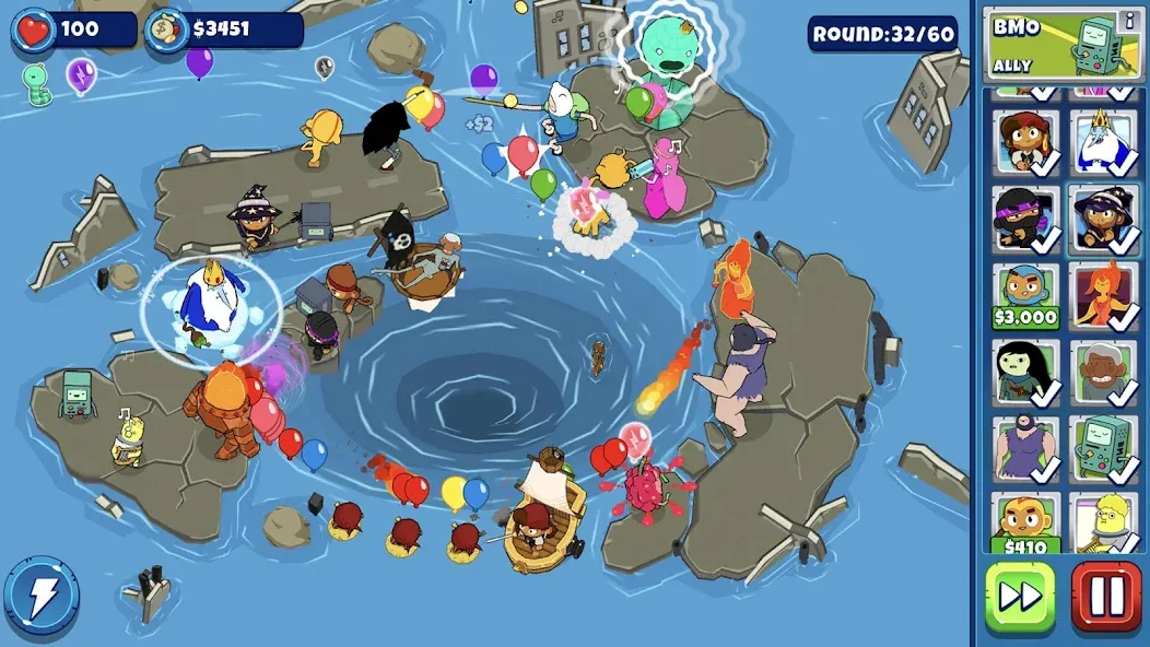 Bloons Adventure Time TD (Блунс Приключения Времени ТД)  [МОД Много денег] Screenshot 2