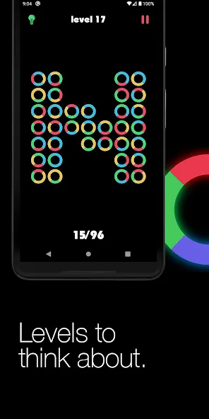 Logic circles. Puzzle game.  [МОД Бесконечные монеты] Screenshot 3