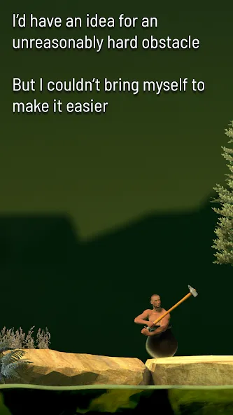 Getting Over It (Геттинговерит)  [МОД Бесконечные монеты] Screenshot 2