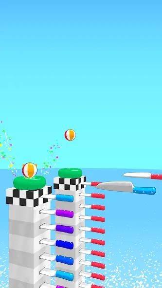 Ball Up: Knife Racing (Болл Ап)  [МОД Меню] Screenshot 4