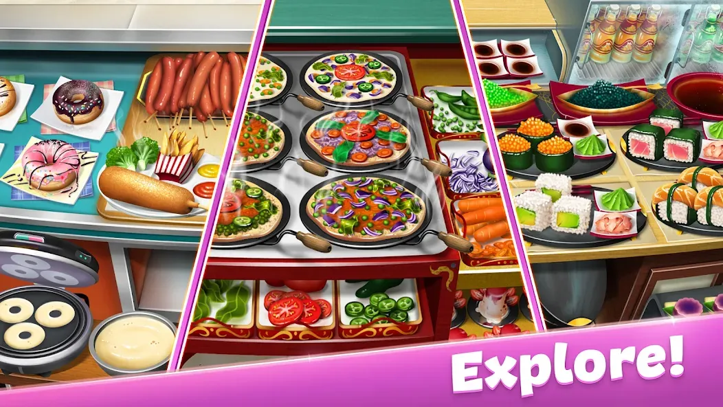 Cooking Fever: Restaurant Game  [МОД Много монет] Screenshot 2