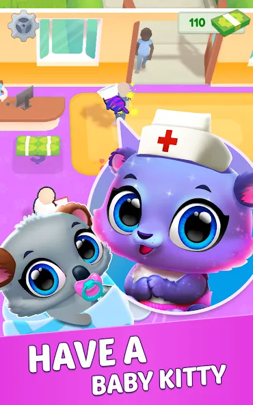 Cute Animals: Pet Doctor (Мрдж Кьют Энималс)  [МОД Бесконечные деньги] Screenshot 2