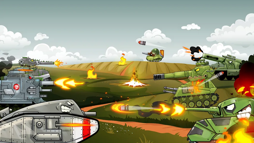 Merge Master Tanks: Tank wars (Мерж Танки)  [МОД Unlocked] Screenshot 2