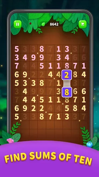 Number Match - Ten Pair Puzzle (Намбер Матч)  [МОД Много монет] Screenshot 2