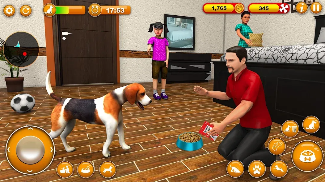 Pet Dog Family Adventure Games  [МОД Много денег] Screenshot 3