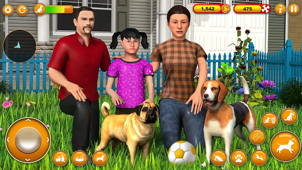 Pet Dog Family Adventure Games  [МОД Много денег] Screenshot 5