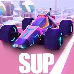 Взлом SUP Multiplayer Racing Games (СУП Мультиплеер Рейсинг)  [МОД Все открыто] - полная версия apk на Андроид