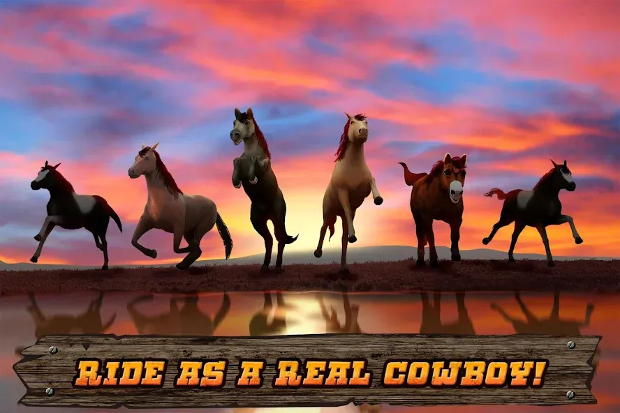 Cowboys Horse Racing Derby  [МОД Все открыто] Screenshot 5