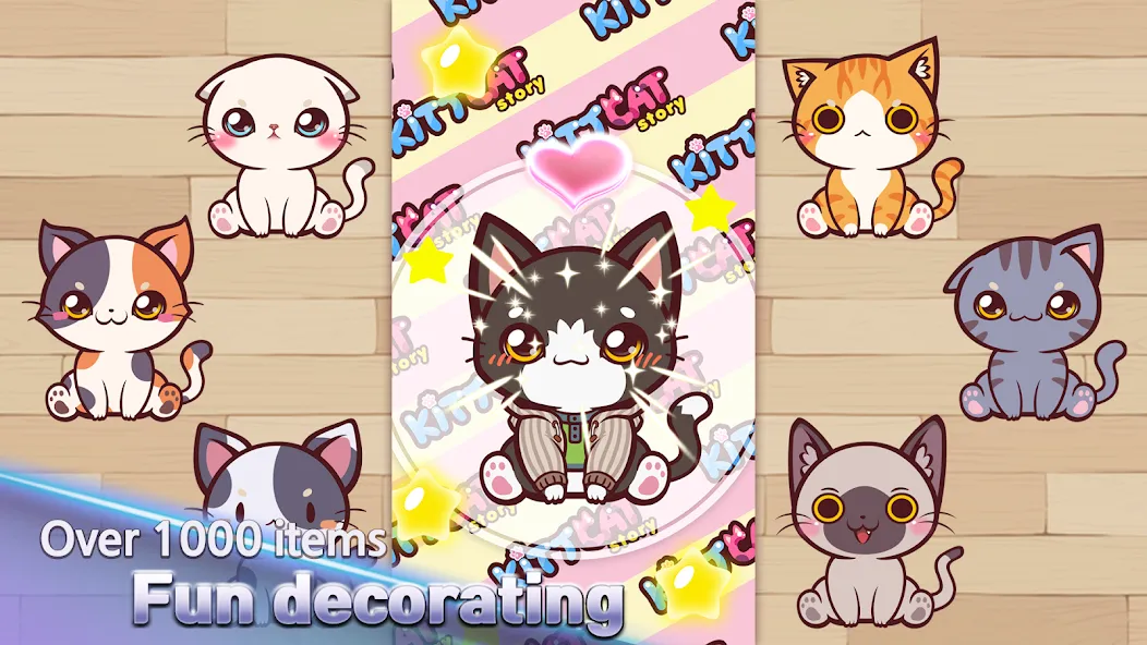 KittCat Story : Cat Maker (Киткэт Стори)  [МОД Unlimited Money] Screenshot 5