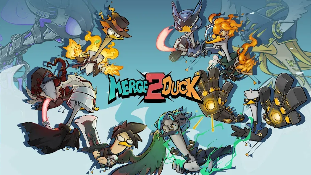 Merge Duck 2: Idle RPG (Мердж Дак 2)  [МОД Mega Pack] Screenshot 1