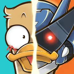 Взломанная Merge Duck 2: Idle RPG (Мердж Дак 2)  [МОД Mega Pack] - последняя версия apk на Андроид