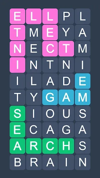 Word Search - Evolution Puzzle  [МОД Много монет] Screenshot 1