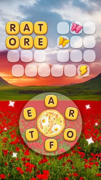 Word Pizza - Word Games  [МОД Много денег] Screenshot 3