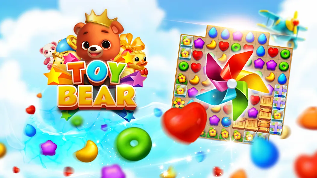 Toy Bear Sweet POP: Match 3 (Той Бир Свит ПОП)  [МОД Все открыто] Screenshot 5