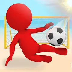 Взломанная Crazy Kick! Fun Football game  [МОД Меню] - стабильная версия apk на Андроид