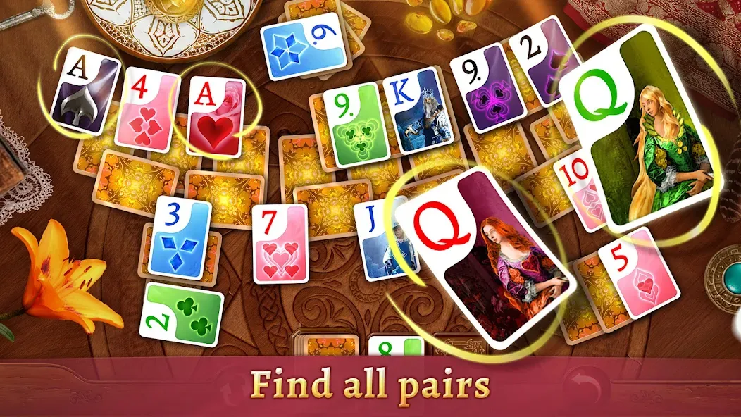 Solitaire Dreams: Card Games (Солитер Дримс)  [МОД Бесконечные монеты] Screenshot 1