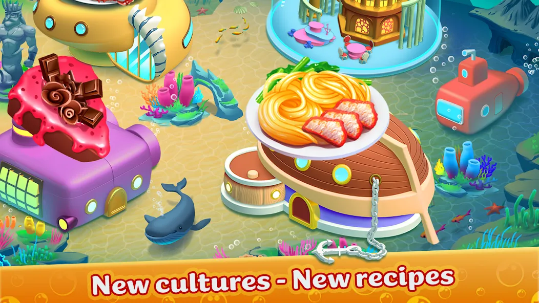 Cooking Aquarium - A Star Chef (Кукинг Аквариум)  [МОД Mega Pack] Screenshot 5