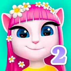 Взломанная My Talking Angela 2  [МОД Menu] - полная версия apk на Андроид