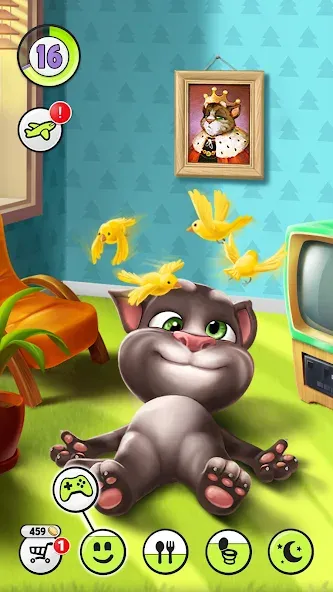 My Talking Tom  [МОД Бесконечные монеты] Screenshot 1