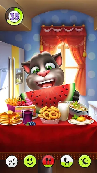 My Talking Tom  [МОД Бесконечные монеты] Screenshot 3