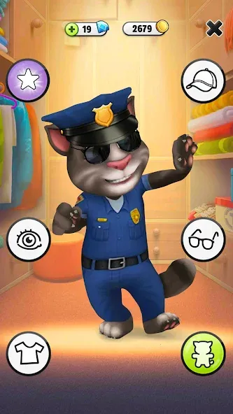 My Talking Tom  [МОД Бесконечные монеты] Screenshot 4