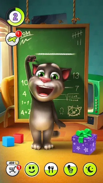 My Talking Tom  [МОД Бесконечные монеты] Screenshot 5