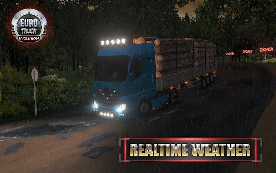 European Truck Simulator (Юро Трак Драйвер)  [МОД Бесконечные деньги] Screenshot 5