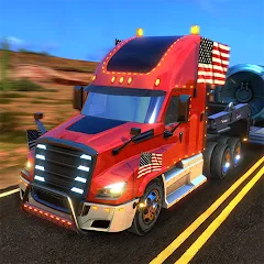 Взлом Truck Simulator USA Revolution (Трак Симулятор США Революция)  [МОД Unlocked] - последняя версия apk на Андроид