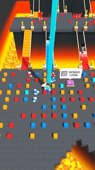 Craft Bridge Race (Крафт Бридж Рейс)  [МОД Много денег] Screenshot 3