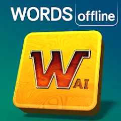 Взломанная Words AI Friends Classic  [МОД Меню] - стабильная версия apk на Андроид