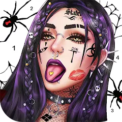 Скачать взломанную Dark, Horror Color by Number  [МОД Unlimited Money] - стабильная версия apk на Андроид
