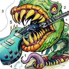 Скачать взлом Dark Fantasy Coloring Games  [МОД Menu] - последняя версия apk на Андроид