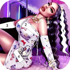 Взломанная Fun Color:Happy Coloring games  [МОД Бесконечные деньги] - стабильная версия apk на Андроид