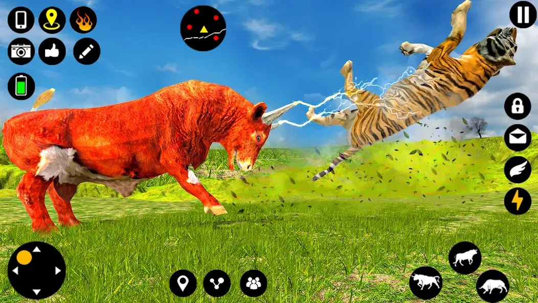 Angry Bull Attack Fight Games (Ангри Булл Атак Файт Геймс)  [МОД Много монет] Screenshot 2