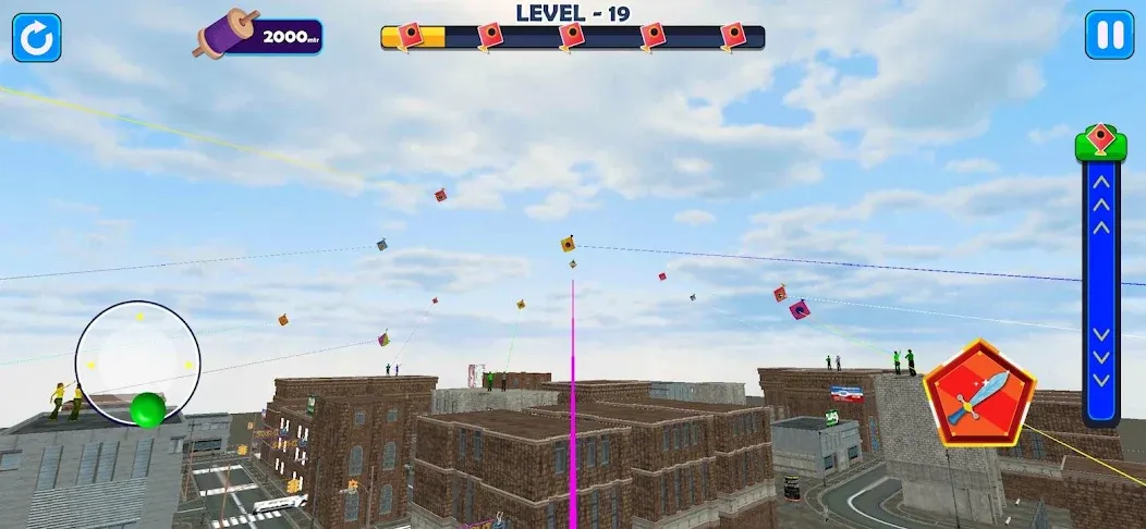 Indian Kite Flying 3D (Индийский воздушный змей 3Д)  [МОД Mega Pack] Screenshot 3