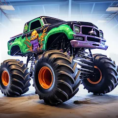 Взломанная Monster truck: Extreme racing  [МОД Бесконечные монеты] - стабильная версия apk на Андроид