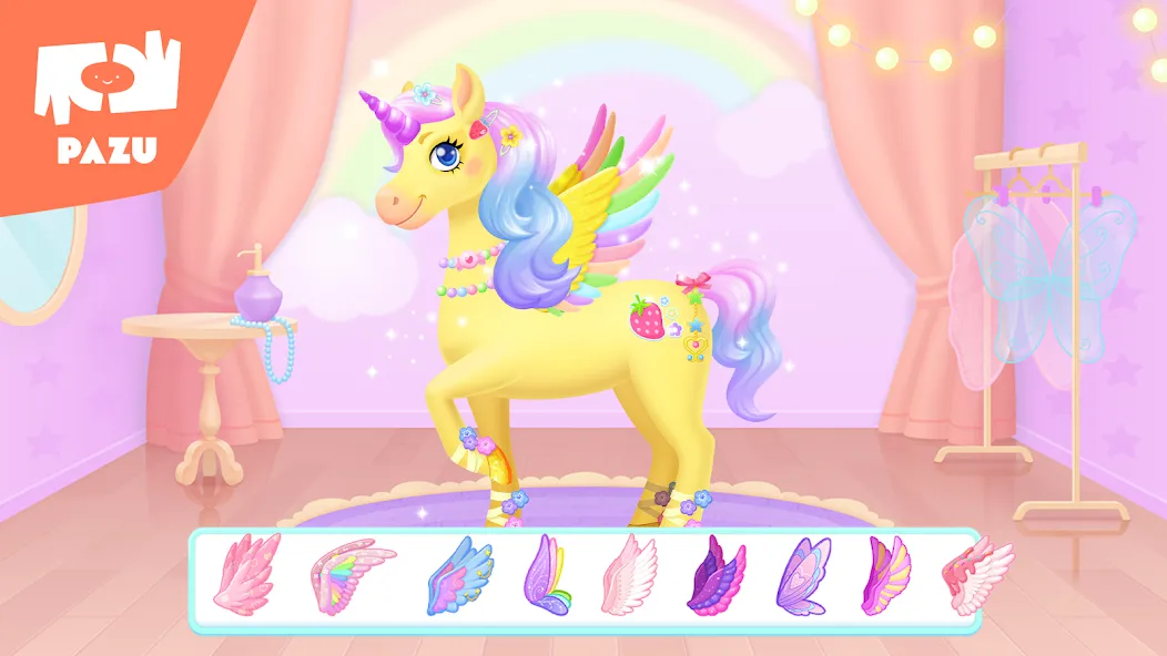 My Unicorn dress up for kids  [МОД Бесконечные деньги] Screenshot 4