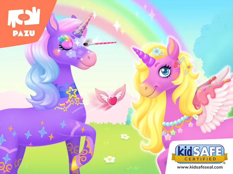 My Unicorn dress up for kids  [МОД Бесконечные деньги] Screenshot 5