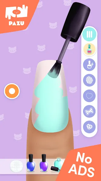 Girls Nail Salon - Kids Games  [МОД Бесконечные деньги] Screenshot 2