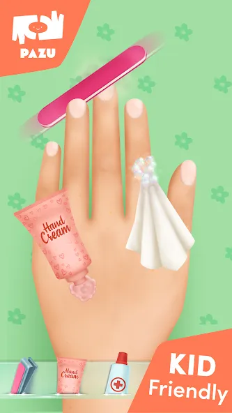 Girls Nail Salon - Kids Games  [МОД Бесконечные деньги] Screenshot 3