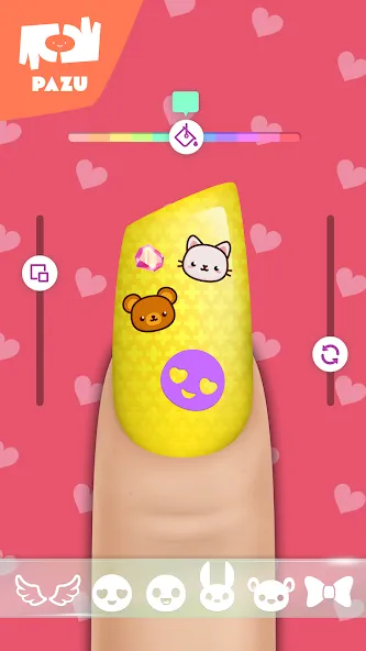 Girls Nail Salon - Kids Games  [МОД Бесконечные деньги] Screenshot 4