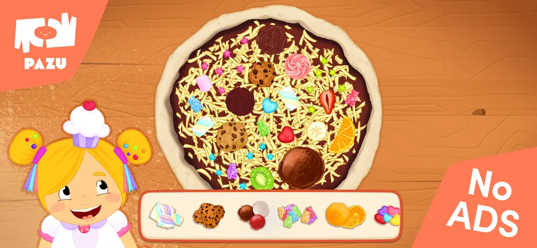 Pizza maker cooking games  [МОД Много монет] Screenshot 2