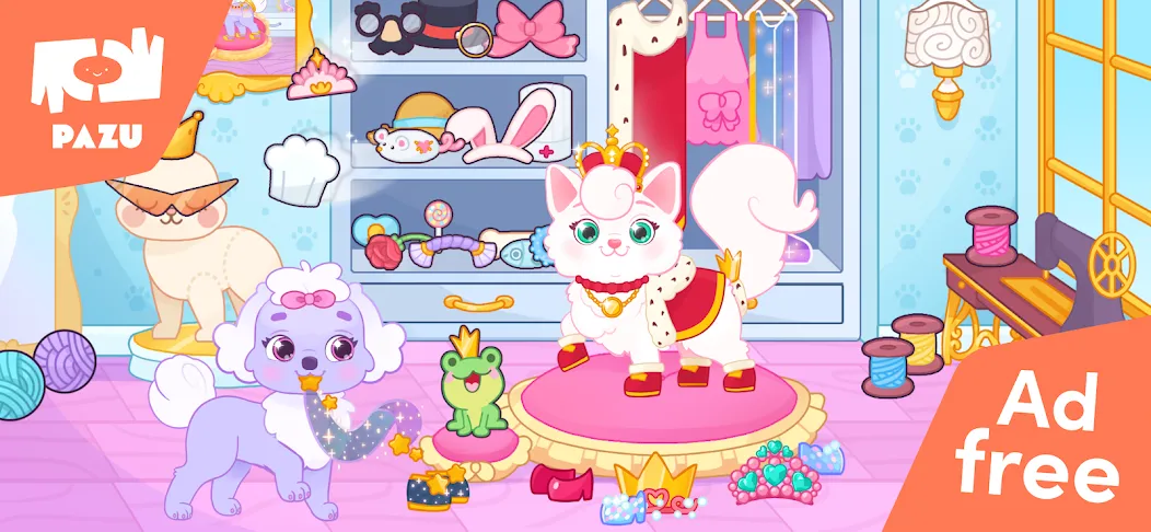 Princess Palace Pets World  [МОД Unlimited Money] Screenshot 1