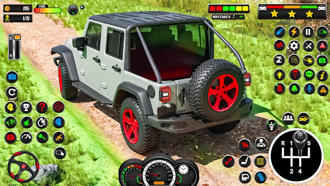 Offroad 4x4 Jeep Driving Game  [МОД Бесконечные деньги] Screenshot 2